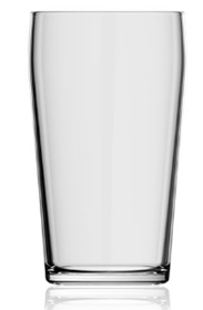 Brent Pint glas 500 ml Uden logo